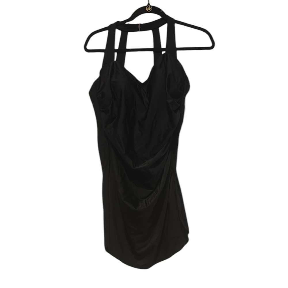 NWT SPORTI BELLA TUMMY CONTROL 1-piece‎ swim dress size 14